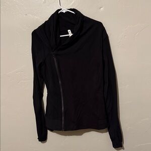 Lululemon Athletica Black Fitted Zipper Jacket 10